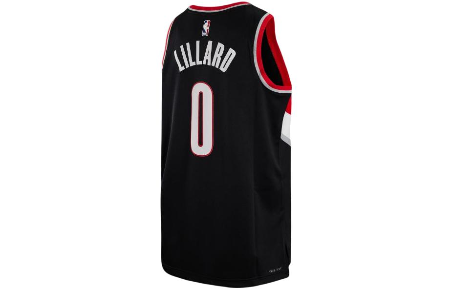 Nike Dri-FIT NBA Portland Trail Blazers 2022/23 Icon Edition Swingman Jersey – Damian Lillard #0 | Black | DN2020-010