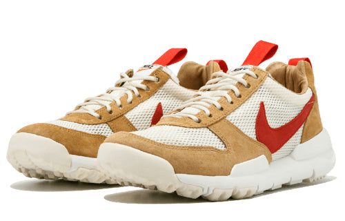 Nike Tom Sachs × NikeCraft Mars Yard 2.0 'NASA' – Natural / Sport Red | AA2261-100