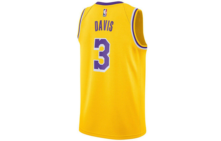 Nike NBA Los Angeles Lakers #3 Anthony Davis Swingman Fan Edition Jersey – Yellow | AA7099-742