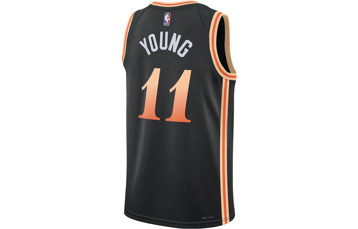 Nike Dri-FIT NBA Atlanta Hawks Trae Young City Edition Swingman Jersey | Black #11 | 2022/23 | DO9584-010