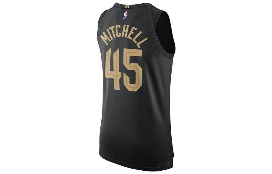 Nike NBA Cleveland Cavaliers Donovan Mitchell #45 Swingman Jersey Black DQ0165-010