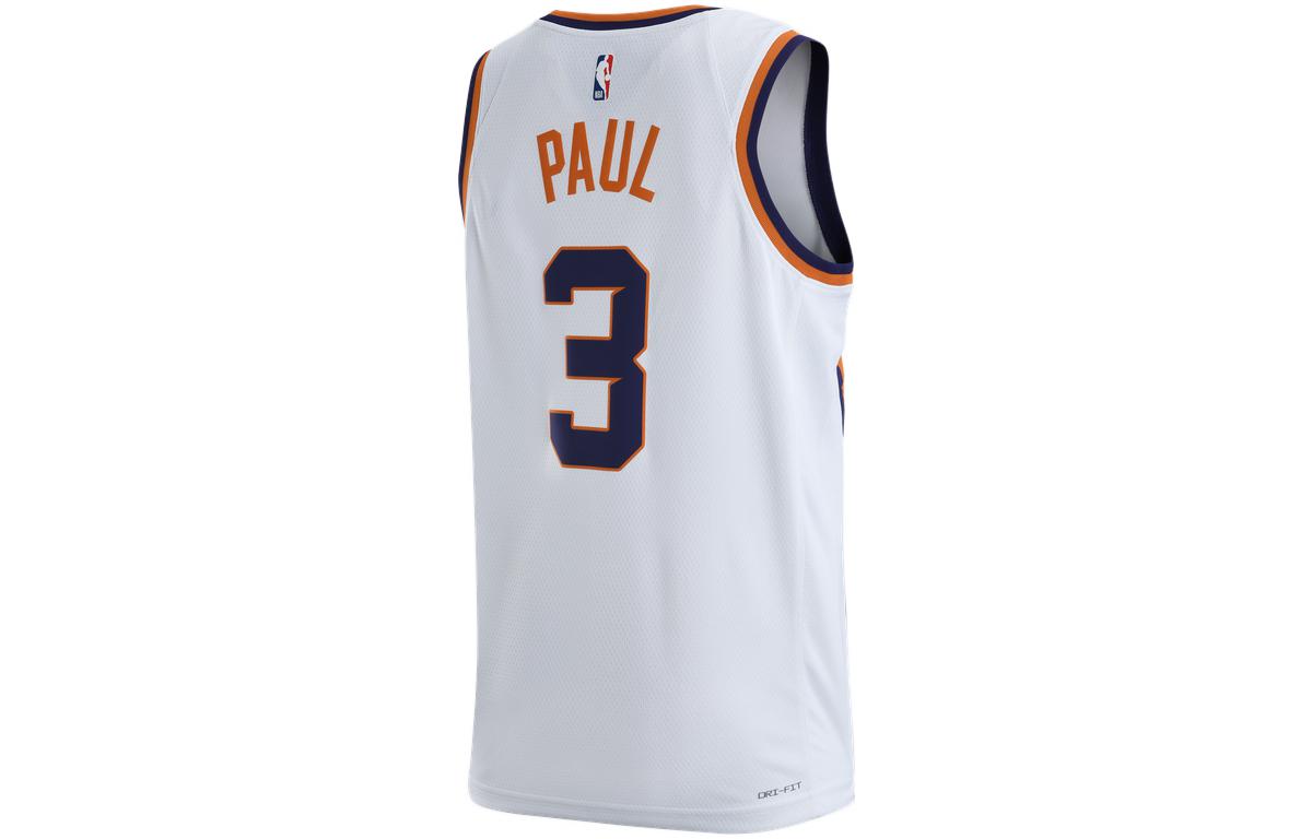 Nike NBA Phoenix Suns Chris Paul Icon Edition Swingman Jersey | White #3 | CW3606-101