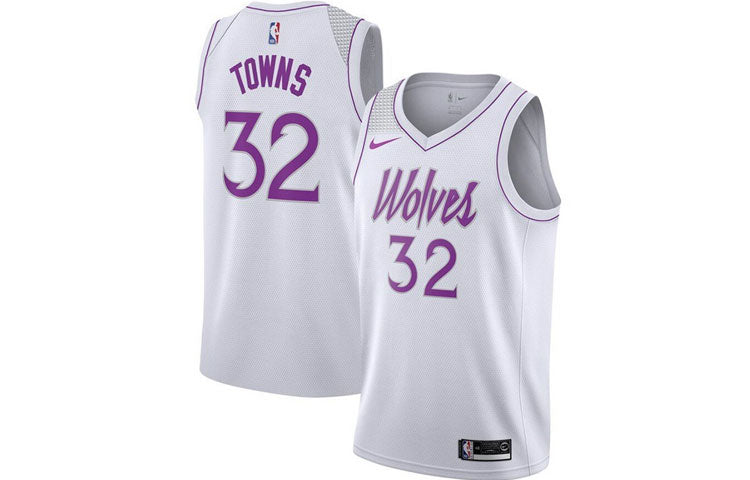 Nike NBA SW Jersey – Minnesota Timberwolves #32 Karl-Anthony Towns White (BQ1167-101)