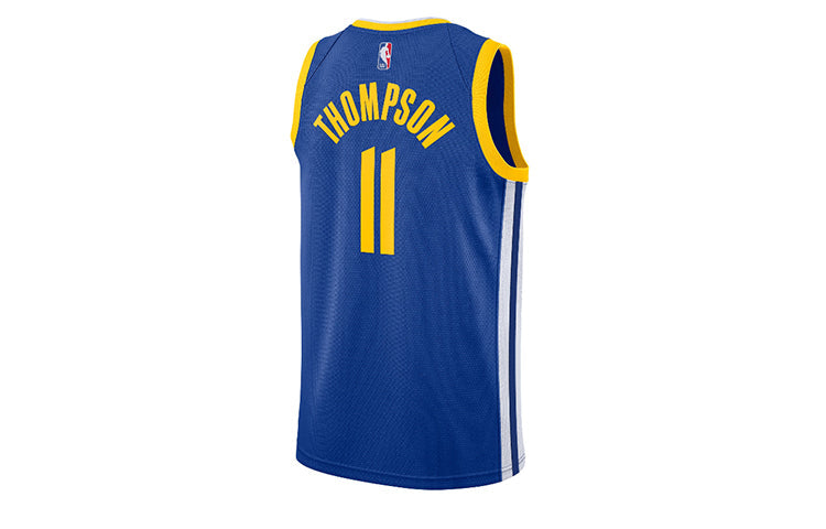 Nike NBA Golden State Warriors Klay Thompson Icon Edition Swingman Jersey | Blue #11 | AV4947-499