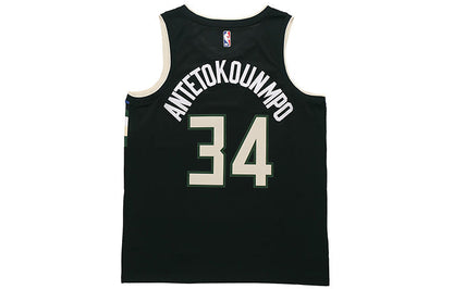 Nike NBA Milwaukee Bucks SW Fan Edition Swingman Jersey – Giannis Antetokounmpo #34 – Black | Style AT9806-011