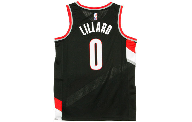 Nike NBA Portland Trail Blazers SW Fan Edition Jersey – Damian Lillard #0 Black (CW3680-010)