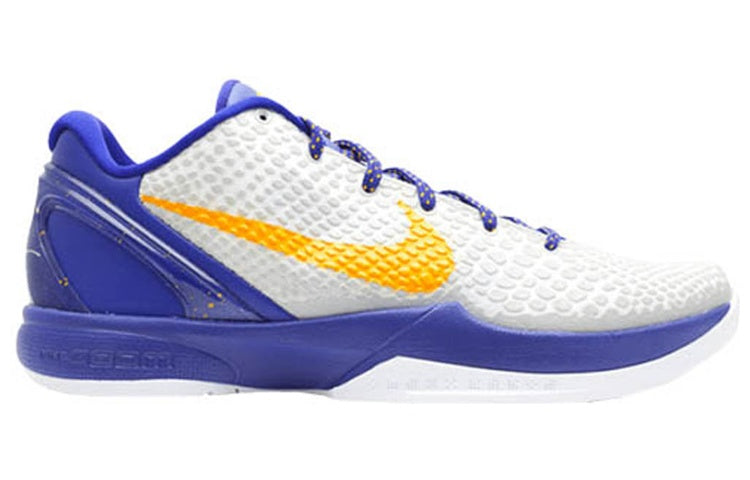 Nike Zoom Kobe 6 'Lakers Home' – White / Del Sol / Ntrl Grey / Cncrd (429659-104)