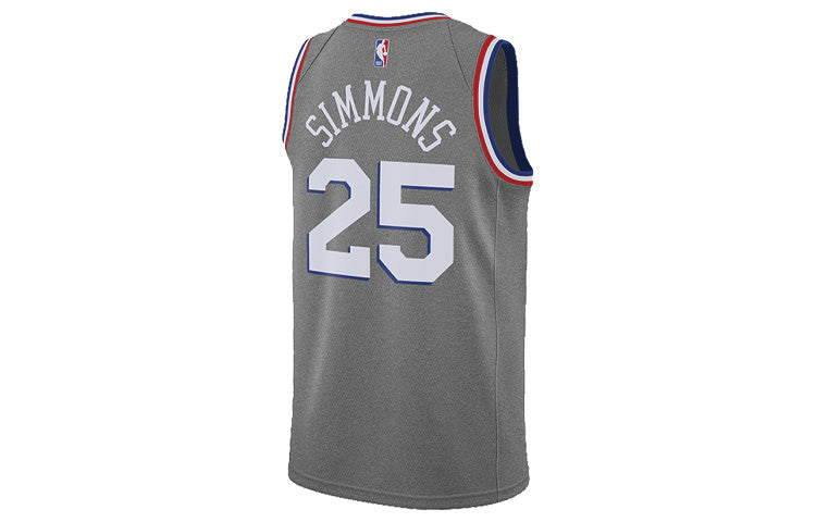 Nike NBA City Edition Authentic Jersey – Philadelphia 76ers Ben Simmons #25 (Earned Edition, Grey)