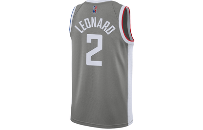 Nike NBA Kawhi Leonard #2 LA Clippers Earned Edition Swingman Jersey – Gray/White (CW6808-003)