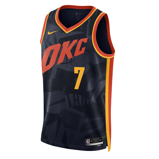 Nike Dri-FIT NBA Oklahoma City Thunder City Edition 2023/24 Swingman Jersey – Chet Holmgren #7 | DX8513-419