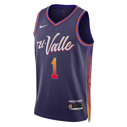 Nike Devin Booker Phoenix Suns 2023/24 City Edition Swingman Jersey – Purple (DX8516-537)