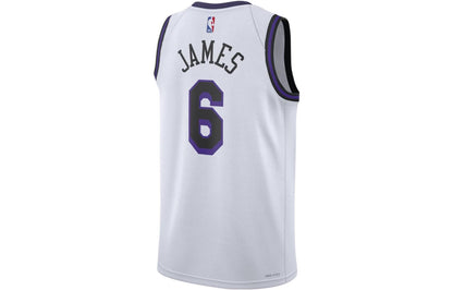 Nike Dri-FIT Swingman Jersey – Los Angeles Lakers LeBron James #6 (2022/23 City Edition “Leave a Legacy”, White)
