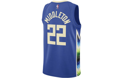 Nike NBA Milwaukee Bucks City Edition 2022-23 Jersey – Khris Middleton (DO9600-482)