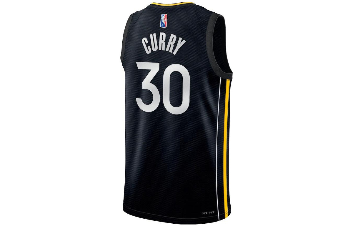 Nike NBA Golden State Warriors Stephen Curry Icon Edition Swingman Jersey | Black #30 | DH8056-010