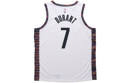 Nike NBA Brooklyn Nets Kevin Durant #7 City Edition Swingman Jersey – 'Bed-Stuy' White (AV4622-101)