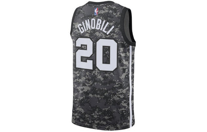 Nike NBA San Antonio Spurs Swingman Jersey – Manu Ginóbili #20 – Black | Style AJ4644-010