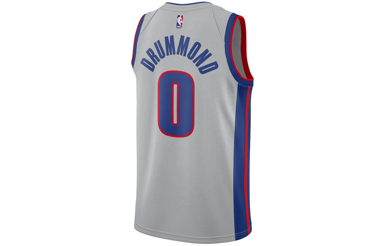 Nike NBA Detroit Pistons Andre Drummond #0 Statement Edition Swingman Jersey 'Gray' 877204-007