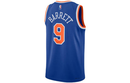 Nike NBA New York Knicks RJ Barrett Icon Edition Swingman Jersey | Blue #9 | DB3582-495
