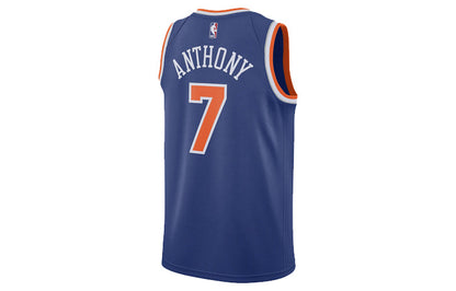 Nike NBA New York Knicks Carmelo Anthony Fan Edition Jersey | Blue #7 | 864495-497