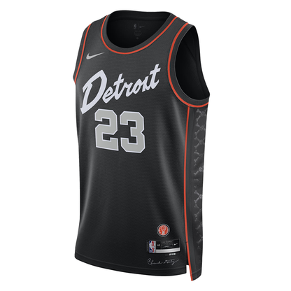 Nike Dri-FIT NBA Detroit Pistons Jaden Ivey City Edition Swingman Jersey – Black | DX8501-011