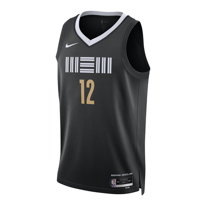 Nike Dri-FIT NBA Ja Morant #12 Memphis Grizzlies 'MEM' City Edition Swingman Jersey – Anthracite/Gold (DX8507-011)