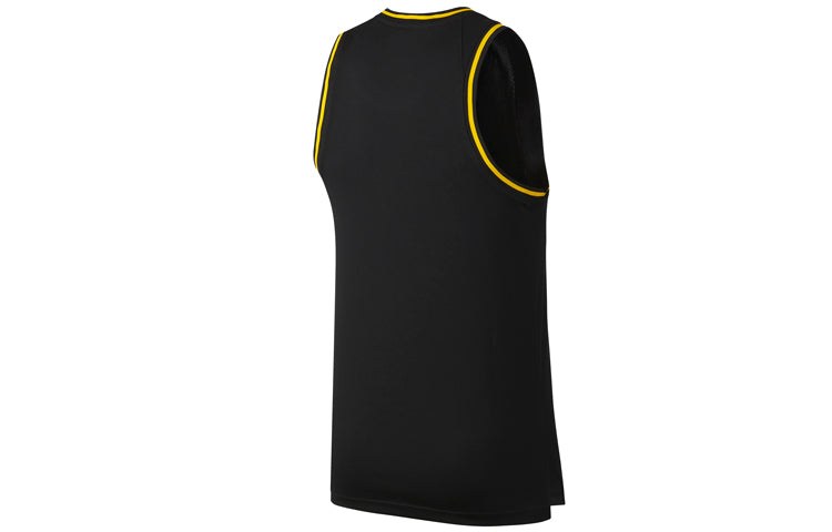 Nike NBA Dri-FIT Los Angeles Lakers Basketball Jersey 'Black' (BQ9344-010)