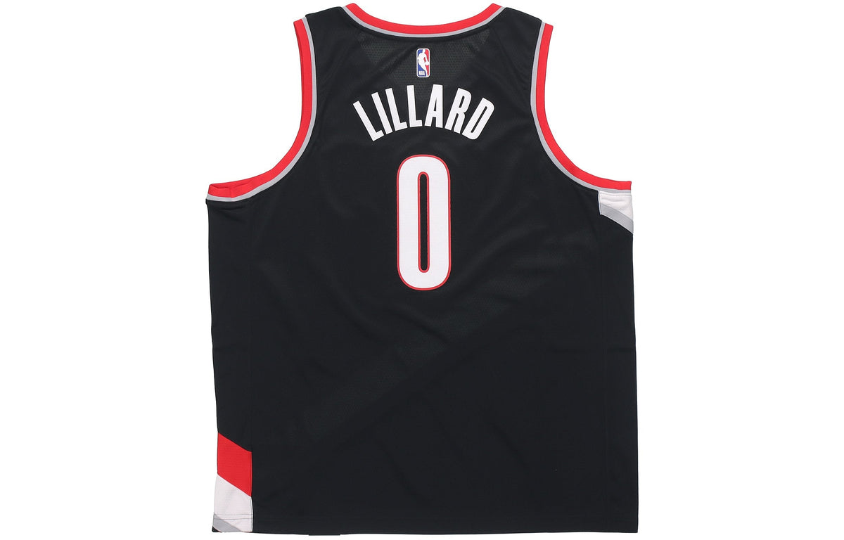 Nike NBA Portland Trail Blazers Damian Lillard Icon Edition Swingman Jersey | Black #0 | 864505-010