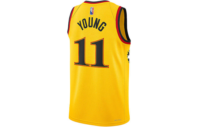 Nike NBA 75th Anniversary Atlanta Hawks Trae Young Swingman Jersey | Gold #11 | DB4017-728