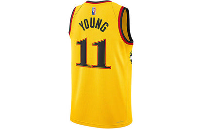 Nike NBA 75th Anniversary Atlanta Hawks Trae Young Swingman Jersey | Gold #11 | DB4017-728