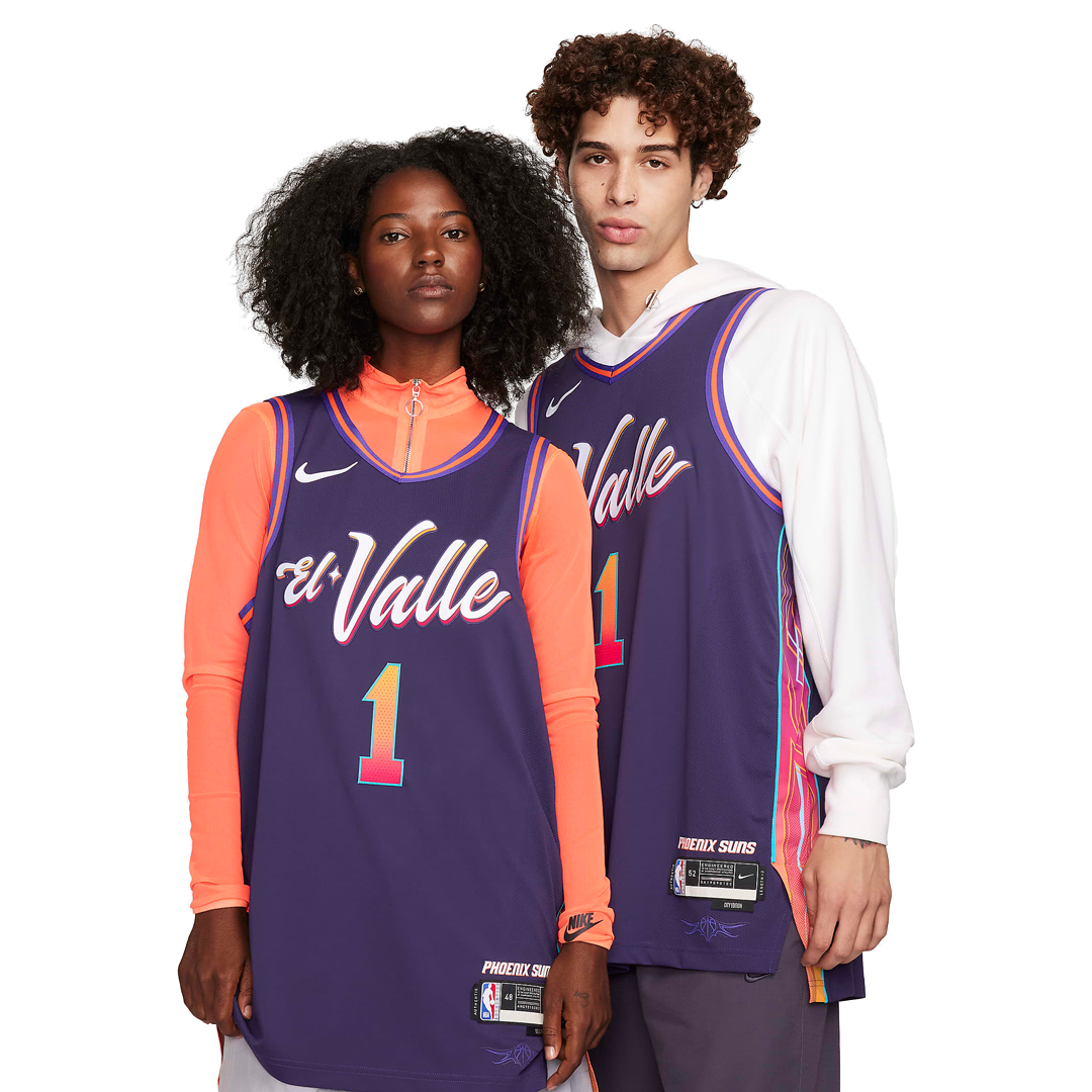Nike Dri-FIT ADV NBA Authentic Jersey Phoenix Suns Devin Booker City Edition | Purple #1 | 2023/24 | DX8773-535