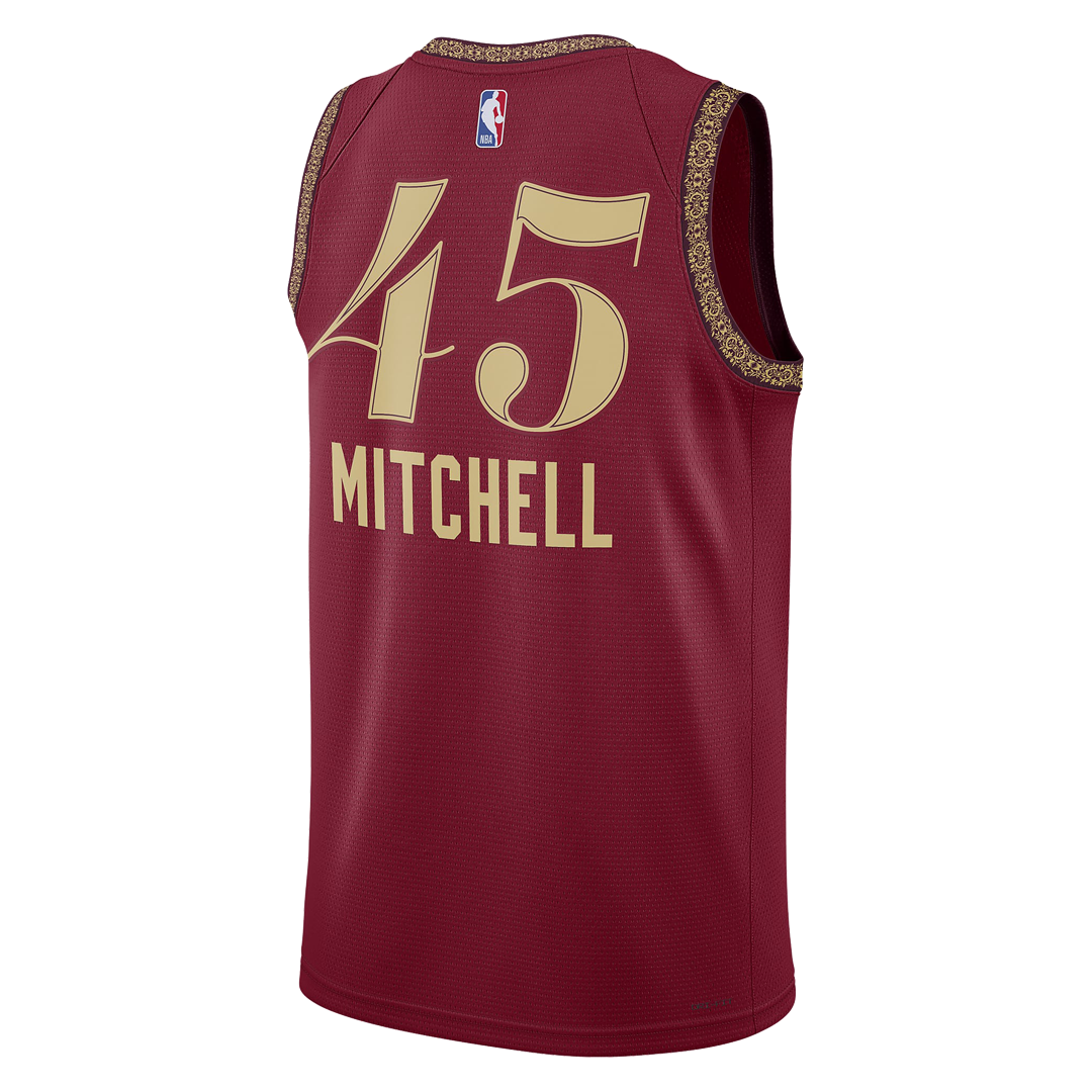 Nike Dri-FIT NBA Cleveland Cavaliers Donovan Mitchell City Edition Swingman Jersey 2023/24 DX8498-601