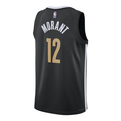 Nike Dri-FIT NBA Ja Morant #12 Memphis Grizzlies 'MEM' City Edition Swingman Jersey – Anthracite/Gold (DX8507-011)