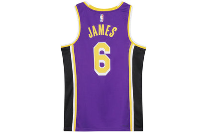 Nike NBA Los Angeles Lakers Icon Edition Swingman Jersey – LeBron James #6 – Purple | Style CV9481-513