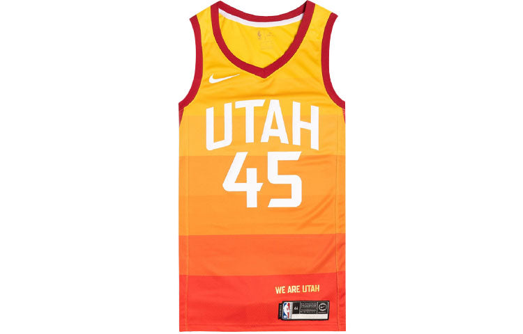 Nike NBA SW Swingman Jersey – Utah Jazz #45 Donovan Mitchell City Edition 19-20 | AJ4648-728 Orange