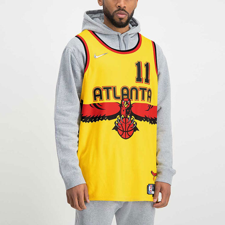 Nike NBA 75th Anniversary Atlanta Hawks Trae Young Swingman Jersey | Gold #11 | DB4017-728