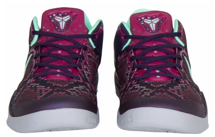 Nike Kobe 8 System 'Pit Viper' – Raspberry Red / Green Glow / System Purple (555035-502)