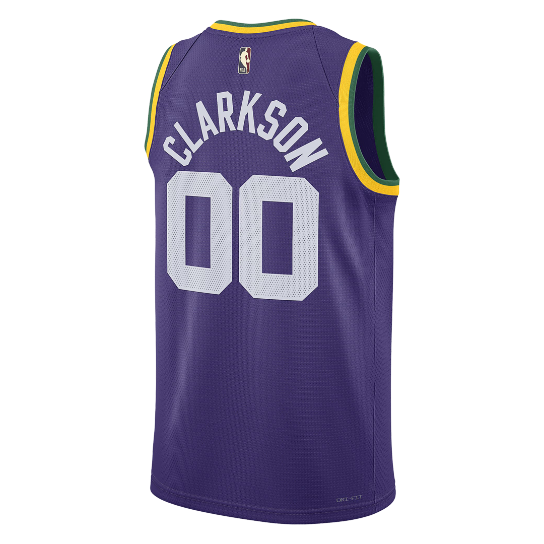 Nike Dri-FIT NBA Utah Jazz Jordan Clarkson Swingman Jersey | Yellow #00 | 2023/24 | DX8613-549