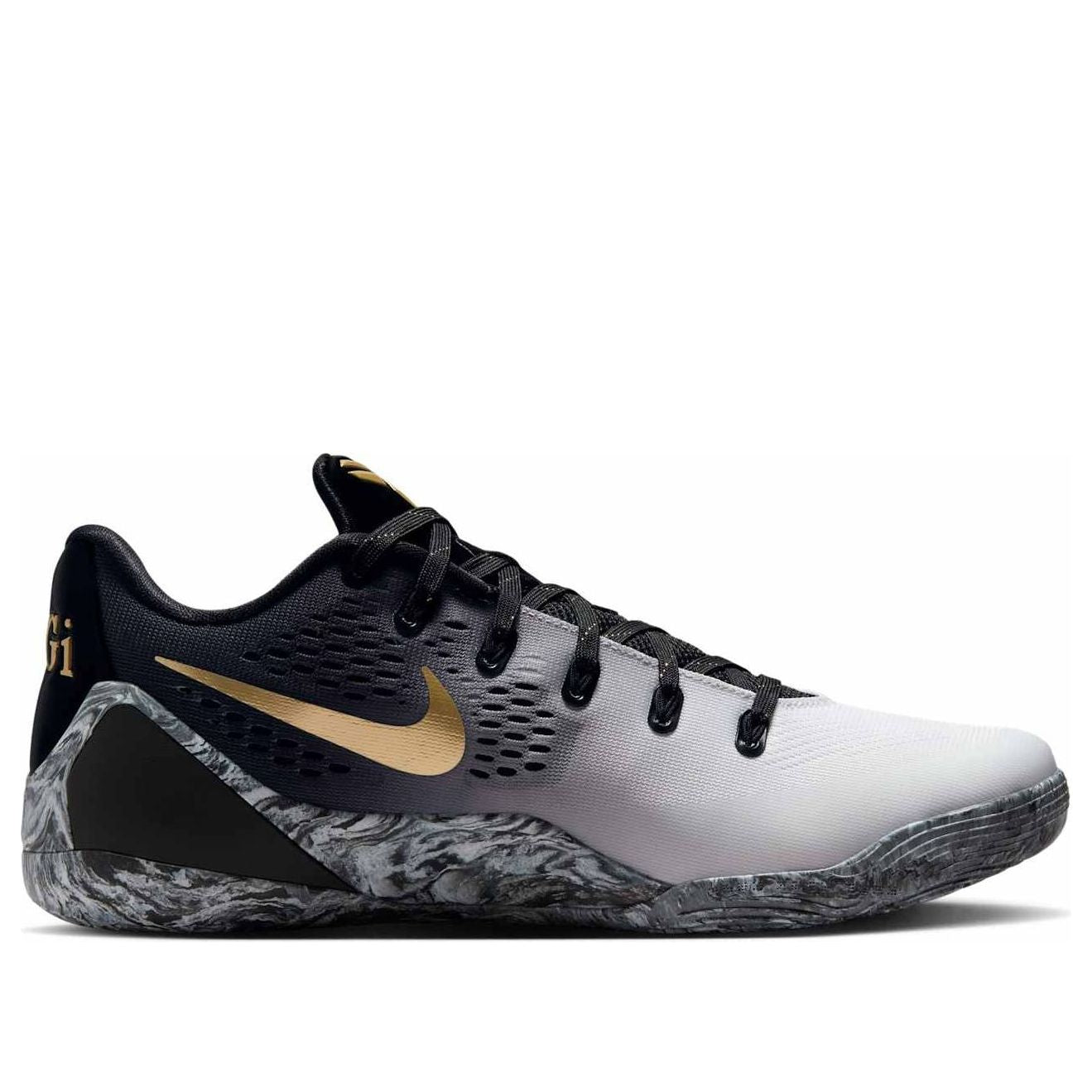 Nike Kobe 9 Elite Low EM Protro “Mambacita” – Black / Metallic Gold / Wolf Grey (FZ7333-002)