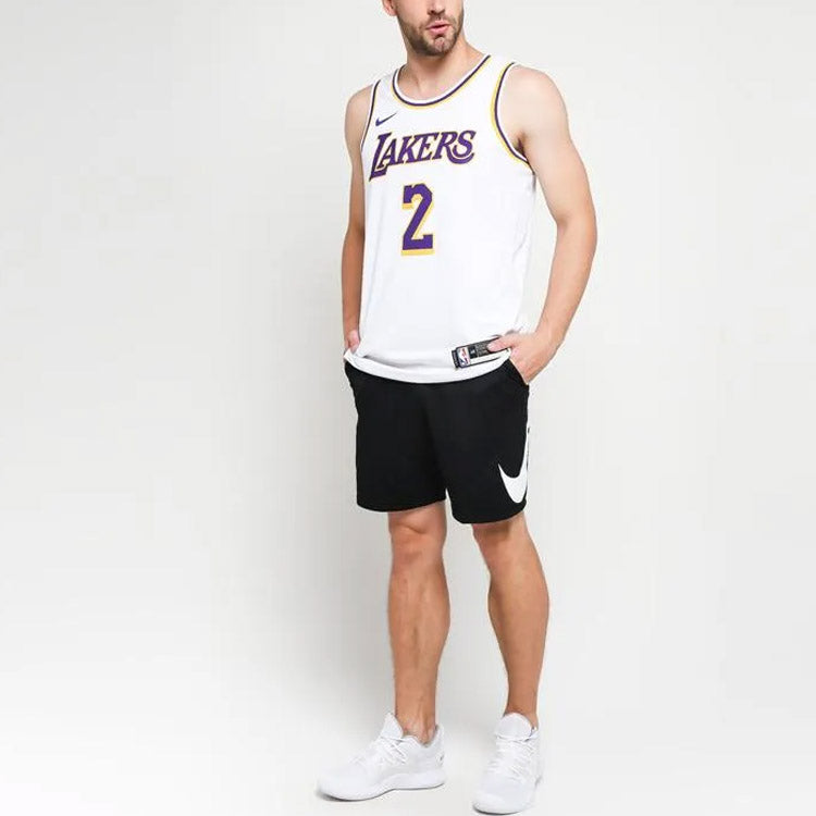 Nike NBA Los Angeles Lakers Lonzo Ball #2 Association Edition Swingman Jersey 'White' AA7101-100
