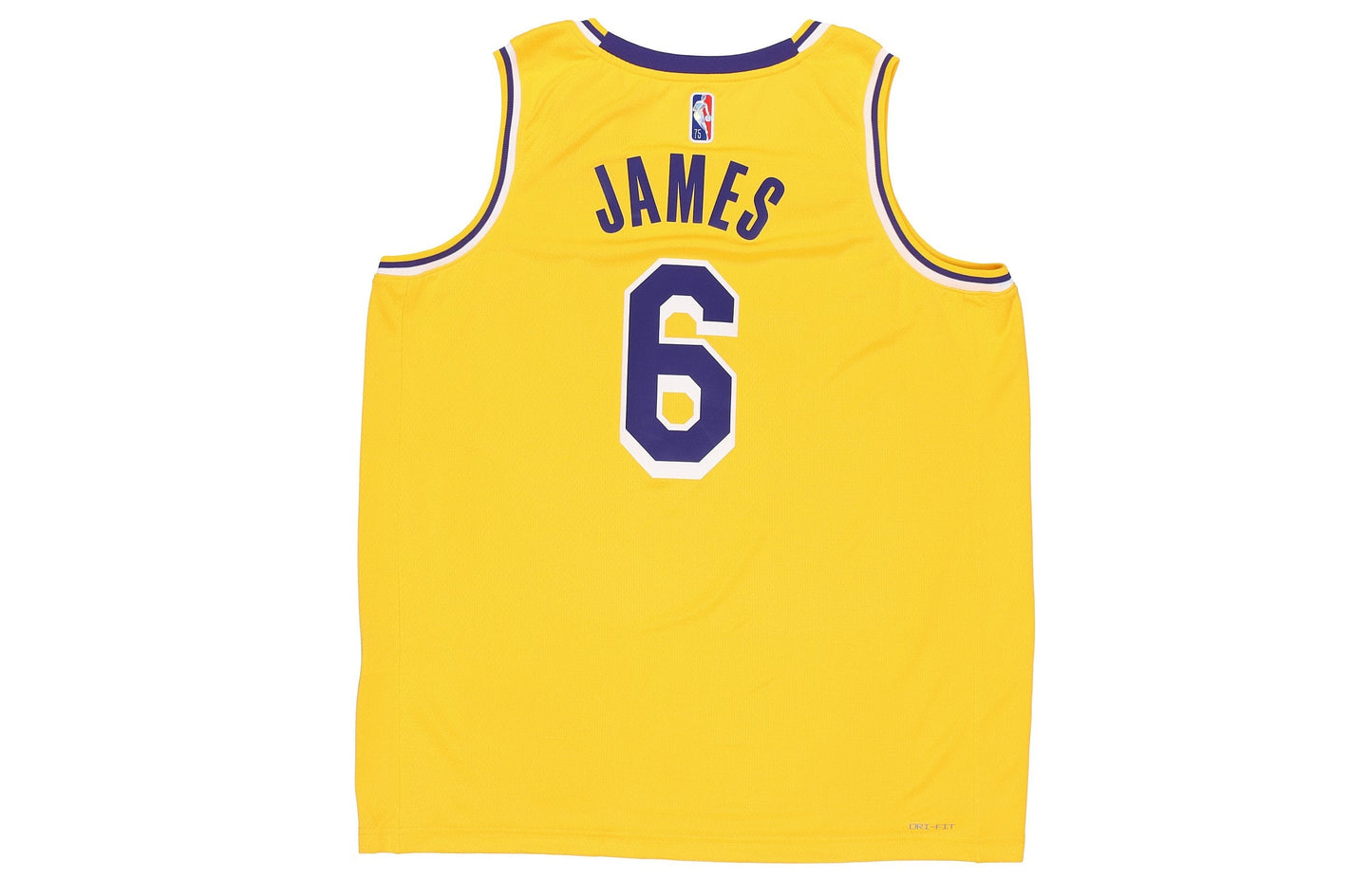 Nike NBA Los Angeles Lakers LeBron James #6 Swingman Jersey – Gold | DB3576-731