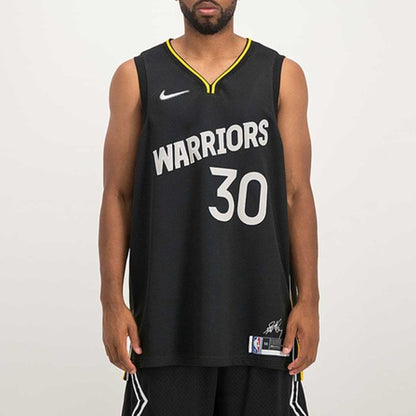 Nike NBA Golden State Warriors Stephen Curry Icon Edition Swingman Jersey | Black #30 | DH8056-010