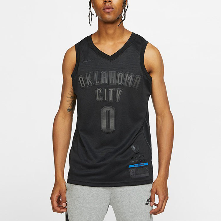 Nike NBA OKC Thunder Russell Westbrook MVP Connected Jersey – Black (BQ5415-010)