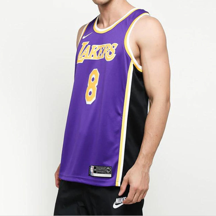 Nike NBA Kobe Bryant #8 Los Angeles Lakers Fan Edition Away Jersey – White AV3701-504