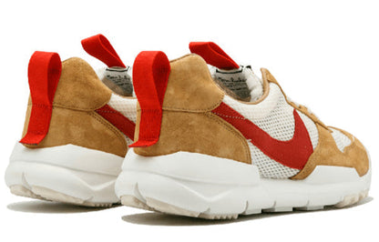 Nike Tom Sachs × NikeCraft Mars Yard 2.0 'NASA' – Natural / Sport Red | AA2261-100