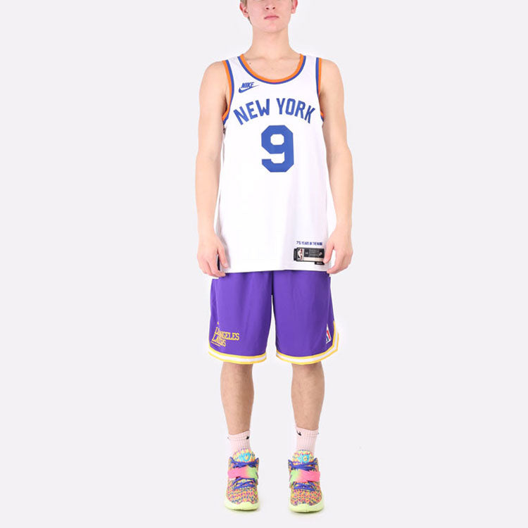 Nike x NBA New York Knicks RJ Barrett #9 Swingman Jersey – White (DB4121-100)