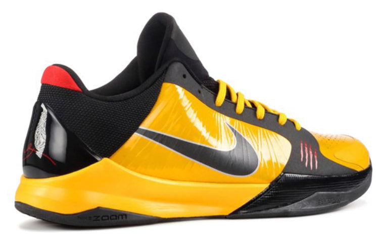 Nike Zoom Kobe 5 'Bruce Lee' Del Sol/Black/Metallic Silver 386429-701