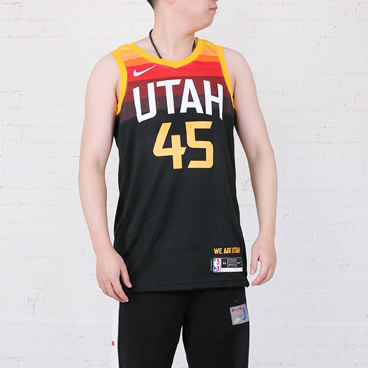 Nike NBA Utah Jazz Donovan Mitchell Dri-FIT City Edition Swingman Jersey | Black #45 | 2020/21 | CN1800-011