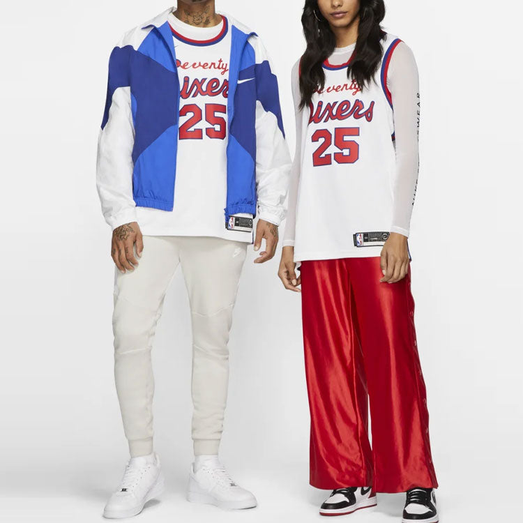 Nike NBA Philadelphia 76ers Ben Simmons Retro SW Fan Edition Jersey | White #25 | AV4509-102
