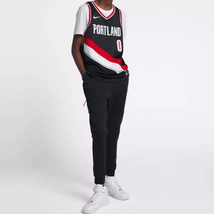 Nike NBA Portland Trail Blazers Damian Lillard Icon Edition Swingman Jersey | Black #0 | 864505-010