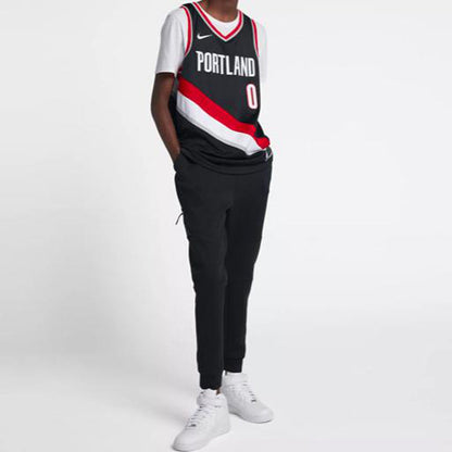 Nike NBA Portland Trail Blazers Damian Lillard Icon Edition Swingman Jersey | Black #0 | 864505-010